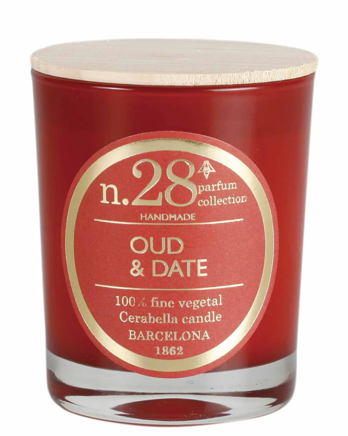 Duftkerze Nr.28 Oud & Datteln (180 g) - Kerze Nr. 28 Oud & Date (Datteln)