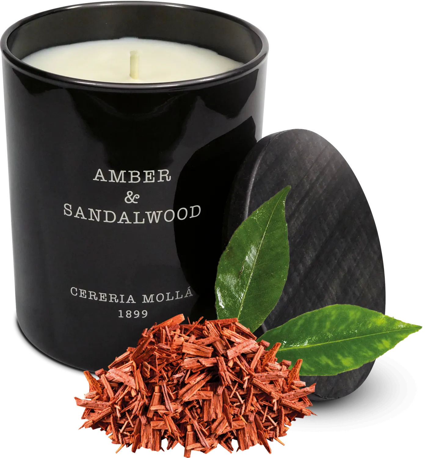Diffusor Amber & Sandelwood (100 ml) - Kerze im gleichem Duft