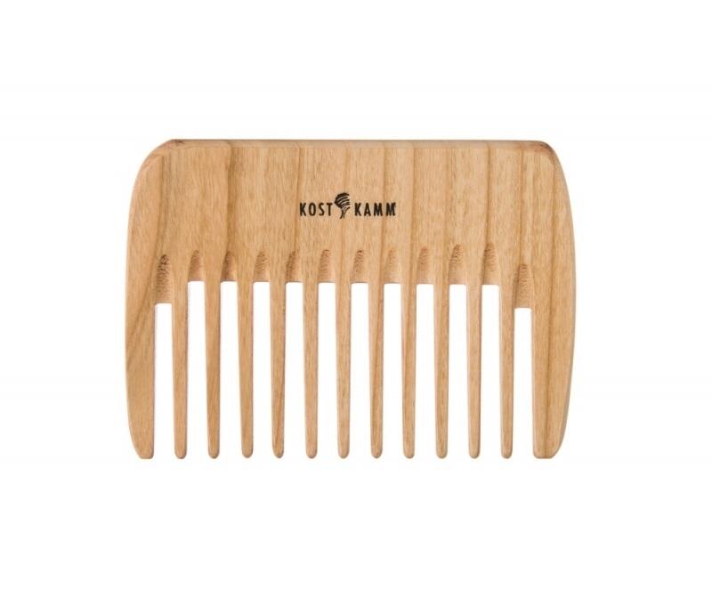 KostKamm: Str&auml;hnenkamm Holz 10 cm, extra grob