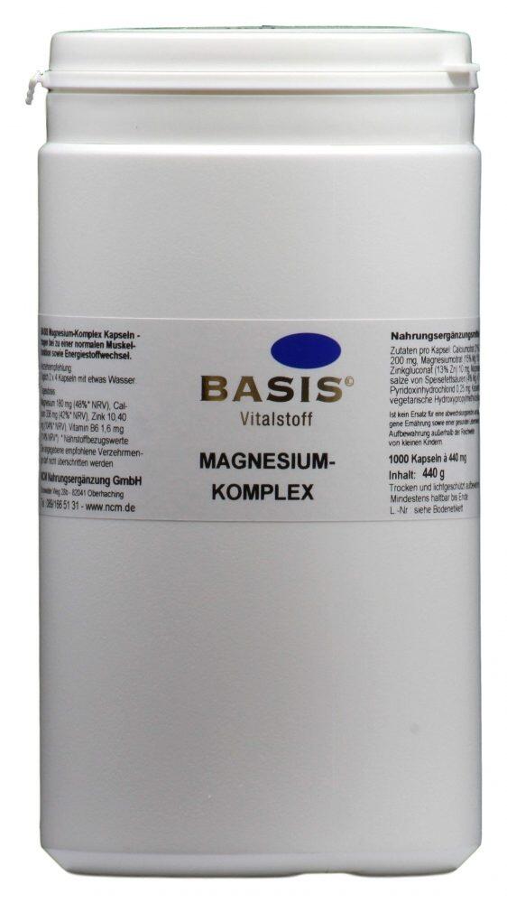 Magnesium-Komplex Kapseln - 1.000 Kapseln