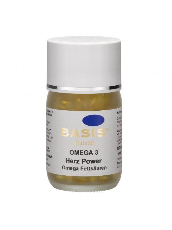 Herz Power Omega 3 Fettsäuren Kapseln - 100 Kapseln