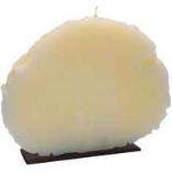 Dekorative Duftkerze Pinienholz - Holzscheibe