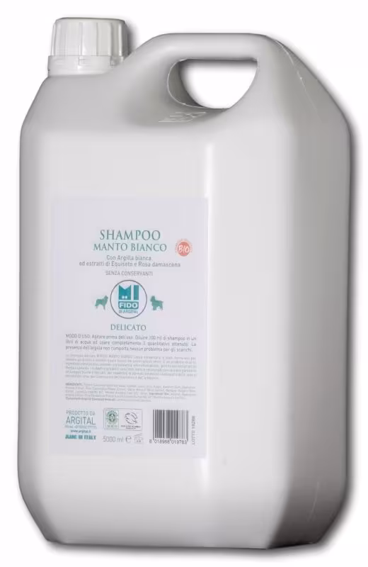 MI FIDO Hundeshampoo für weißes Fell - 5 Liter