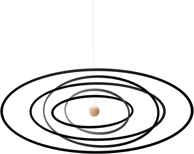 Mobile Science Fiction Ellipse XL (Kugel natur)