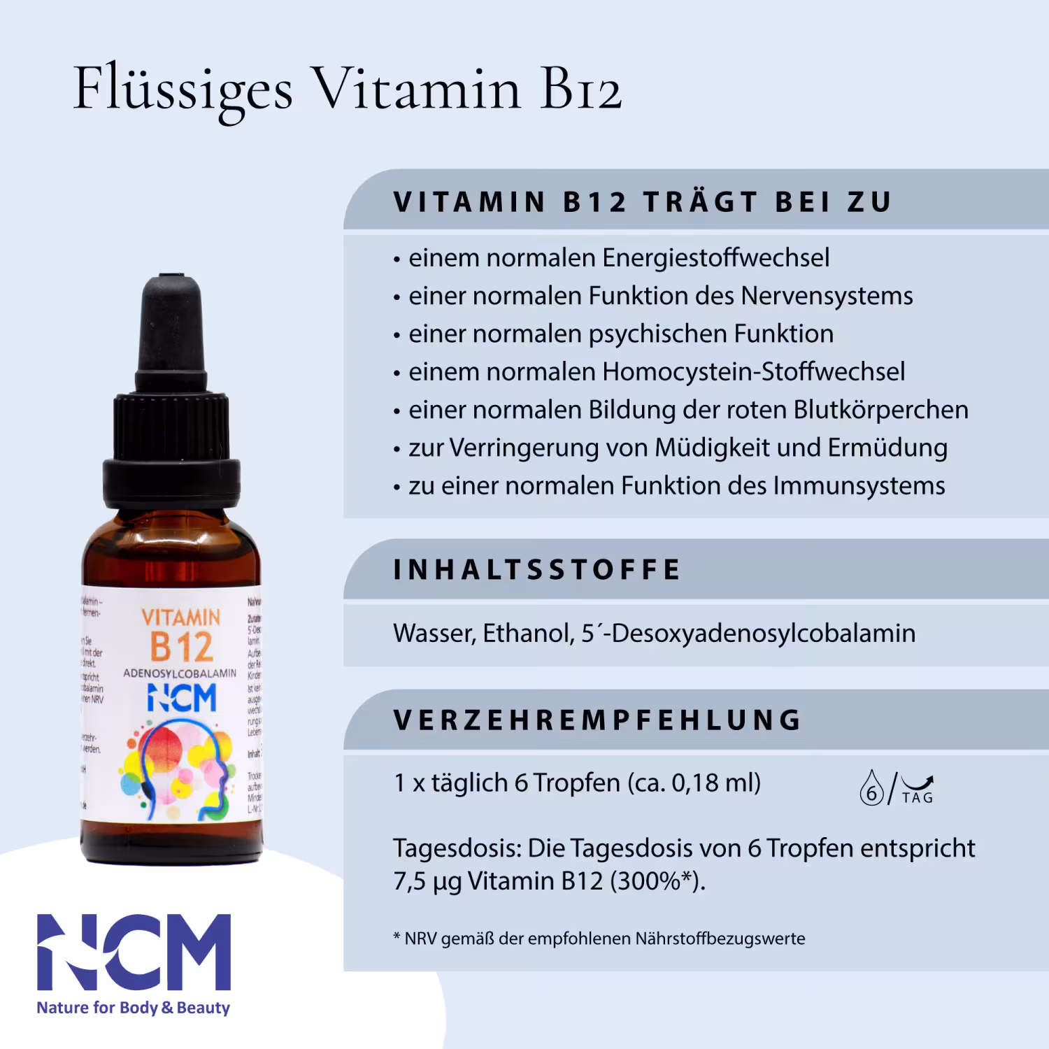 Flüssiges Vitamin B12 (30 ml) - Vitamin B12 flüssig