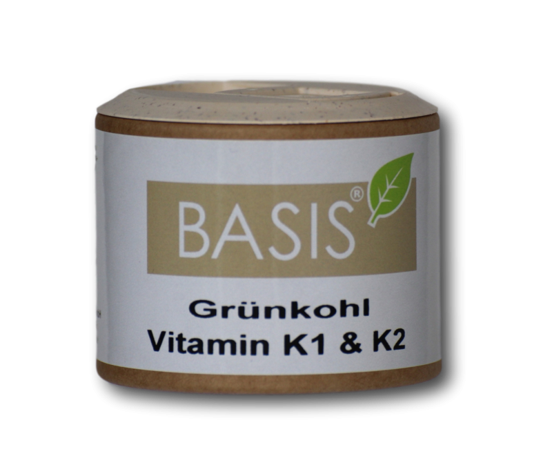 Grünkohl Vitamin K1 & K2 Kapseln - 90 Kapseln