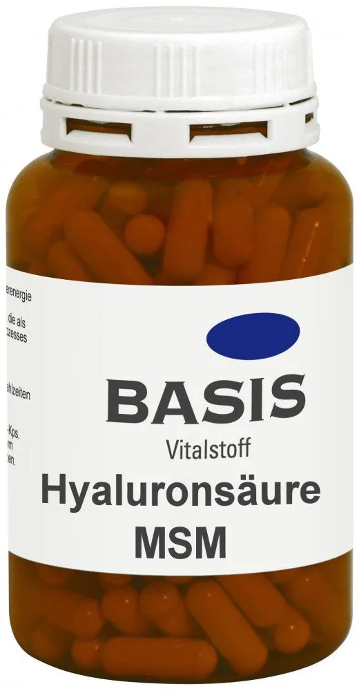 Hyaluronsäure + MSM Kapseln - 200 Kapseln