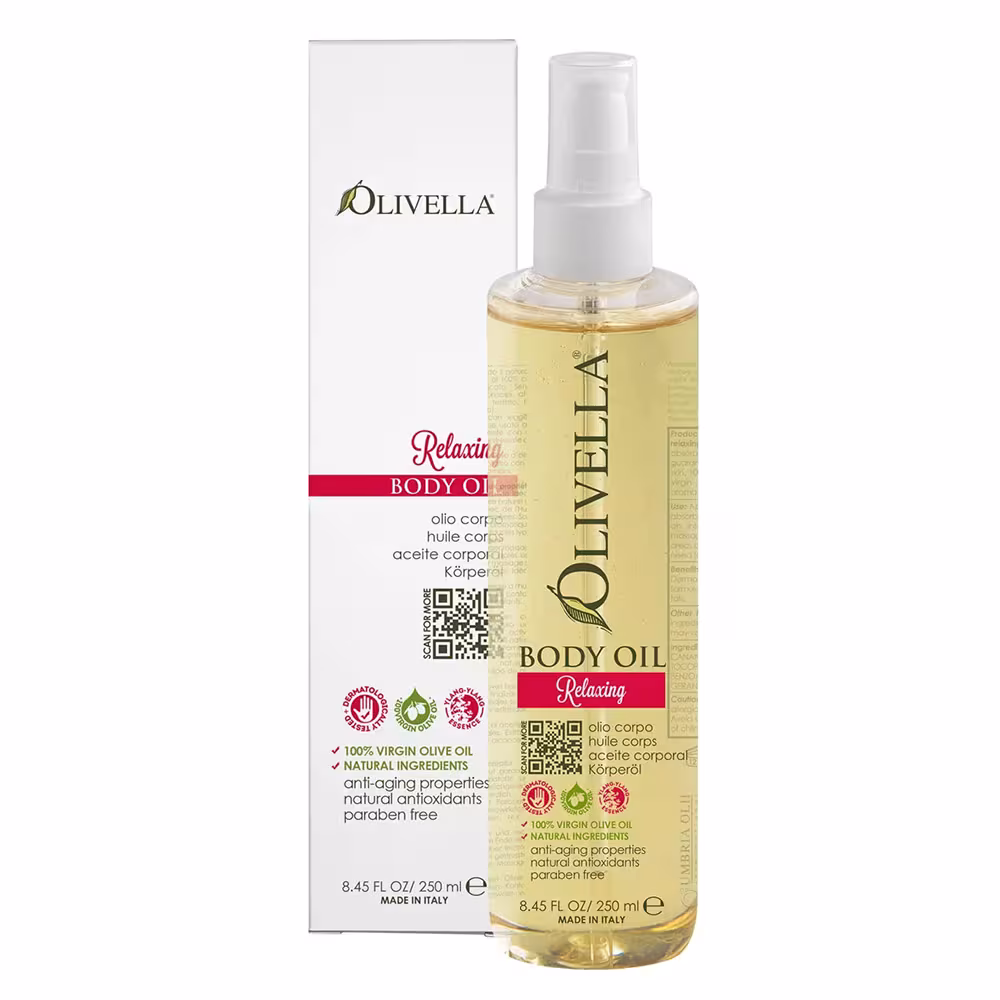 Körperöl (250 ml) auf Basis von Olivenöl - Relaxing