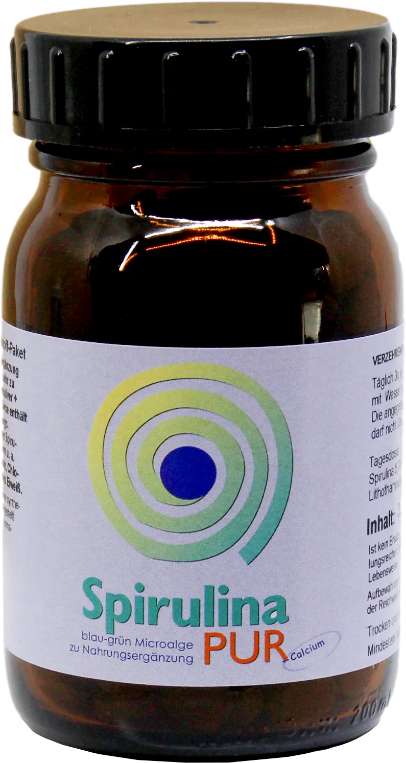 Spirulina PUR Tabletten + 20% Lithothamnium