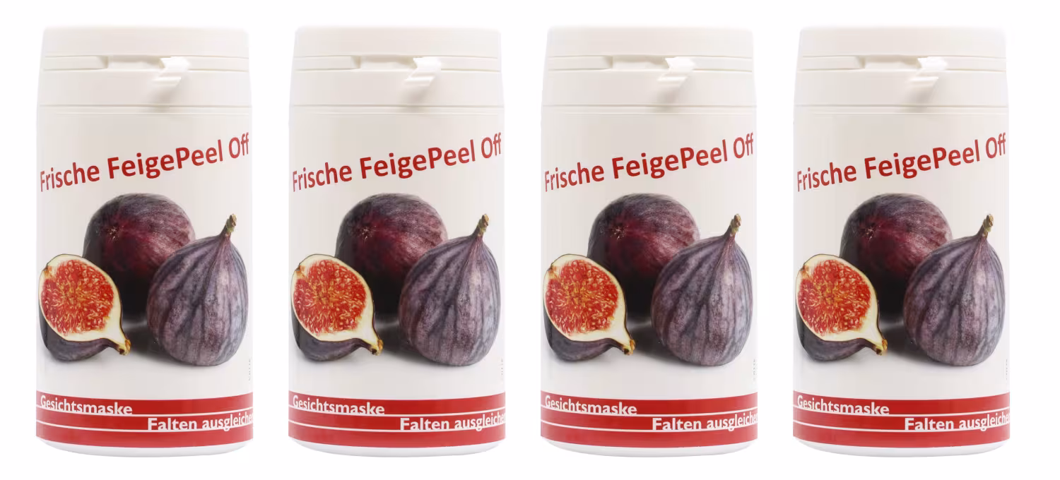Frische Feige Peel Off Gesichtsmaske - 4 x 25 Gramm