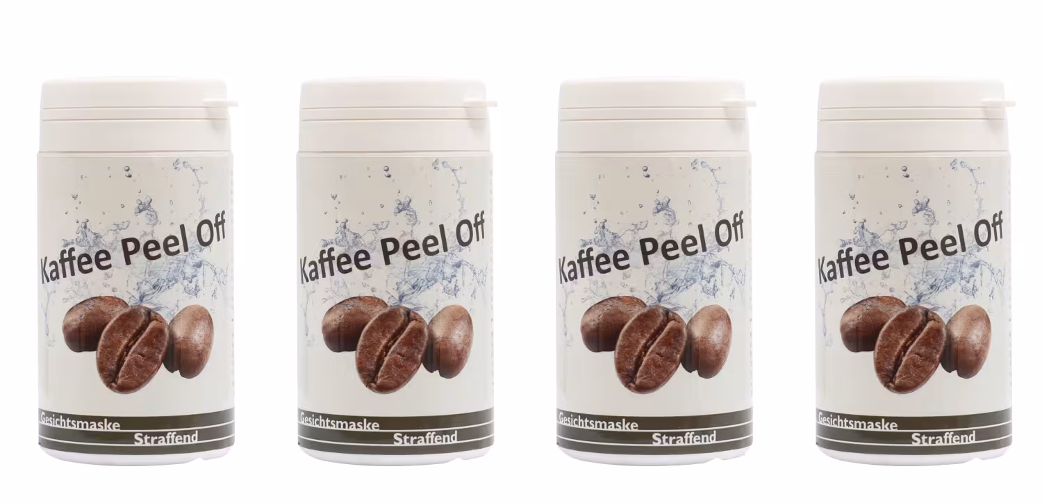 Kaffee Peel Off Gesichtsmaske - 4 x 25g