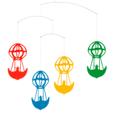 Mobile H.C.A. Ballon (bunt)