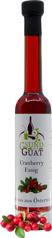 Essig mit Cranberry