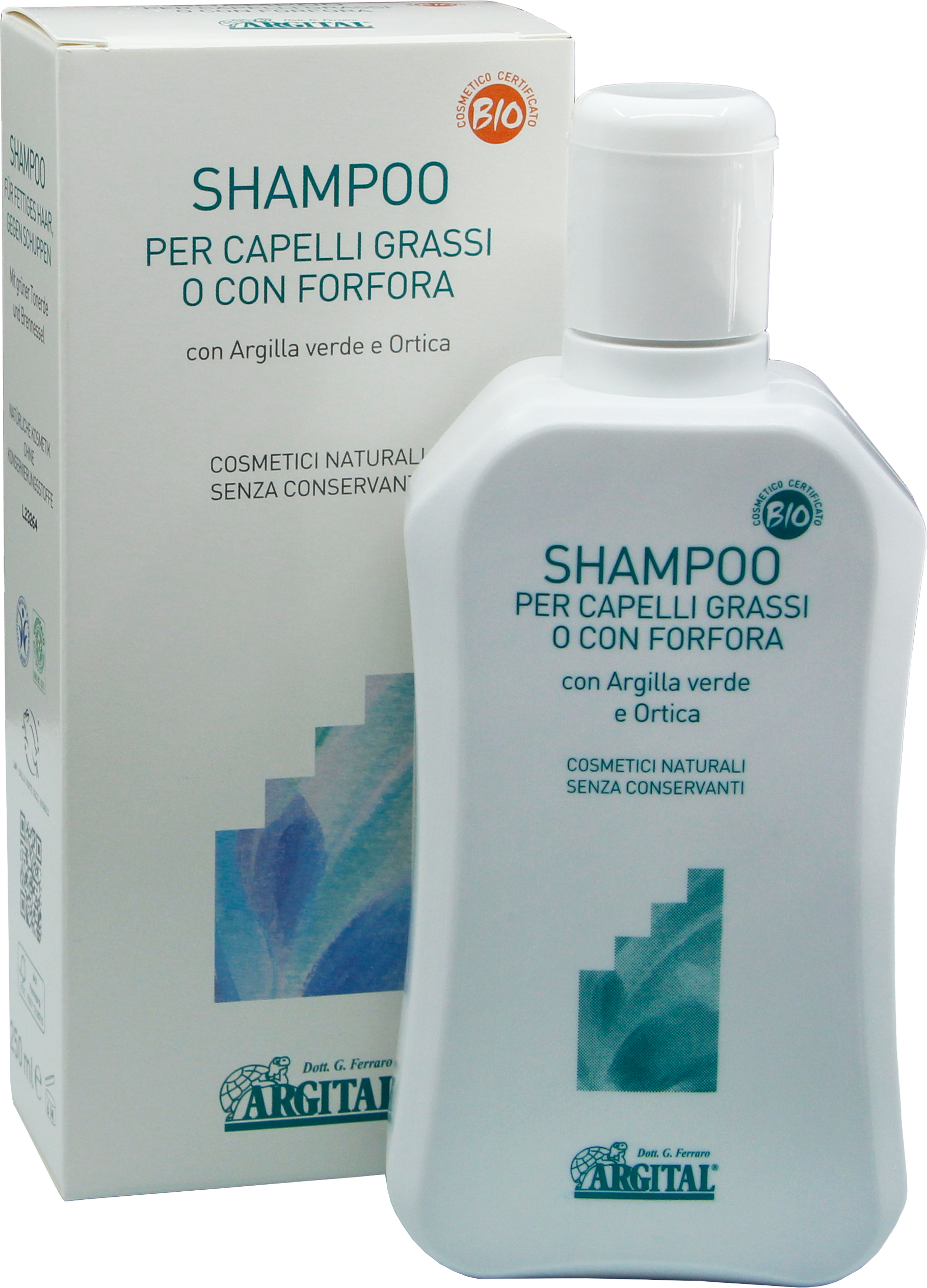 Shampoo für fettiges Haar und gegen Schuppen (250 ml) BIO