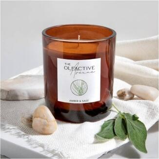 Duftkerze Amber & Sage (250 g)