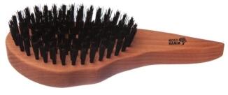 Haarpflegebürste Tropfenform, weiche Borsten