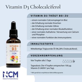 Vitamin D3 Cholecalciferol (50 ml)