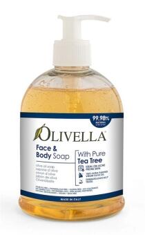 Oliven Flüssigseife Teebaumöl (500 ml)