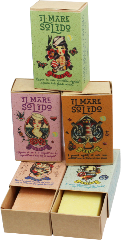 Festes Seifenstück für Haut oder Haar (80 g)