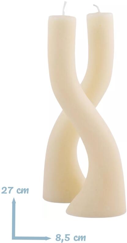 DUO geschlungen Kerzen (2 Stück)