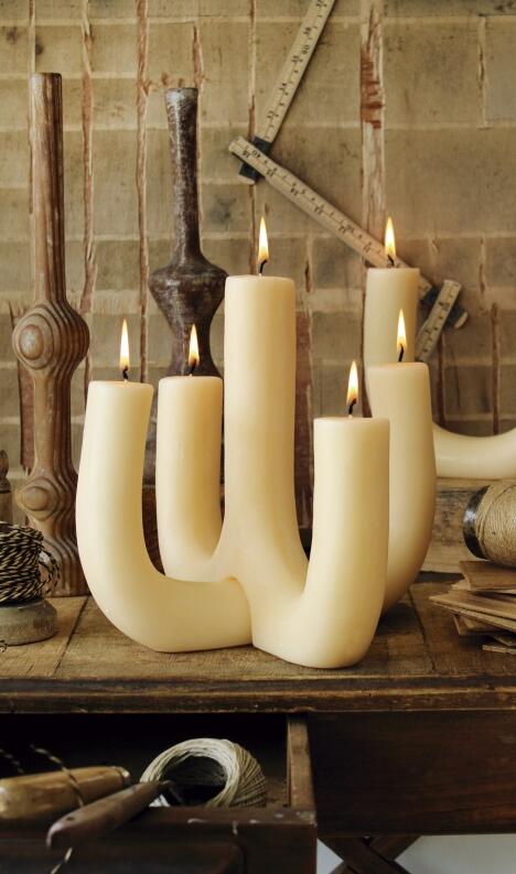 MITTELPUNKT Kerze (zweiteilig)