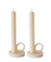2er Set Candlestick with Base