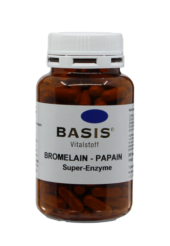 Super-Enzyme Kapseln (Bromelain + Papain) - 200 Kapseln