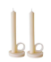 2er Set Candlestick with Base