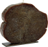 Kerze Design Holzscheibe