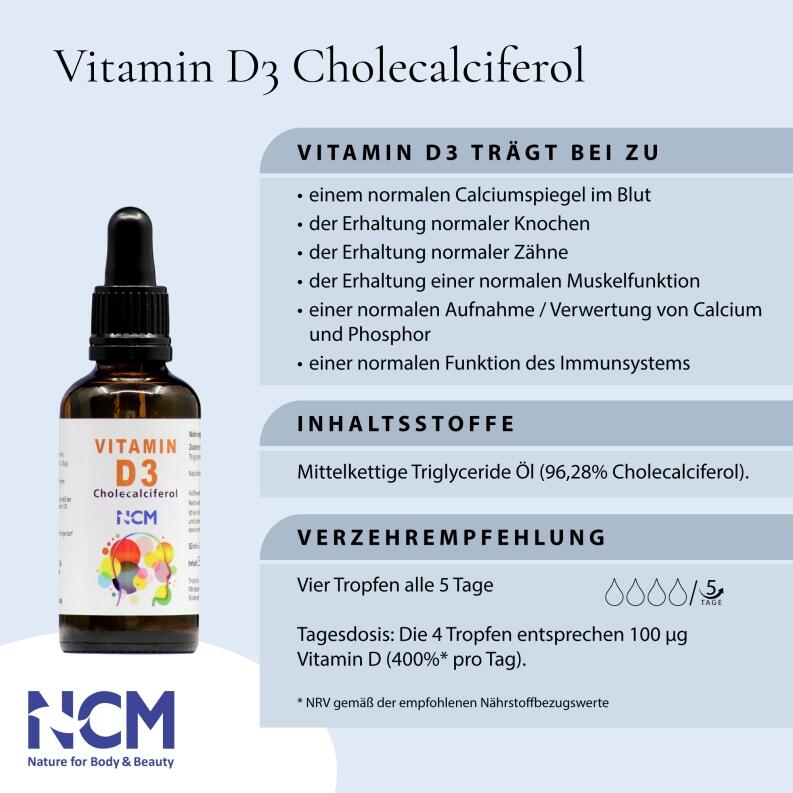 Füssiges Vitamin D3