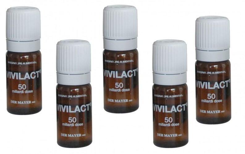 IM SET: Vivilact Trinkampullen + Flohsamen Kapseln